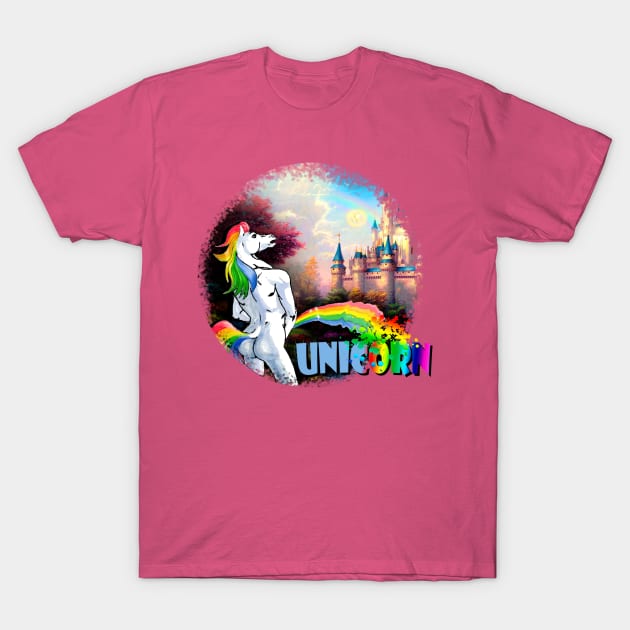 Bad unicorn T-Shirt by AmurArt